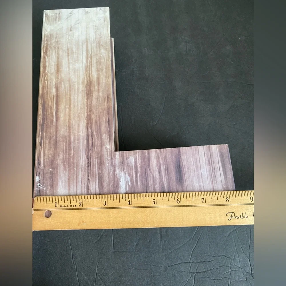 Ashland Michaels Monogram ‘L’ Letter tabletop decor box opens rustic woodland - Picture 5 of 10